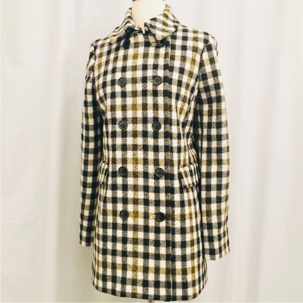 J Crew Plaid Coat